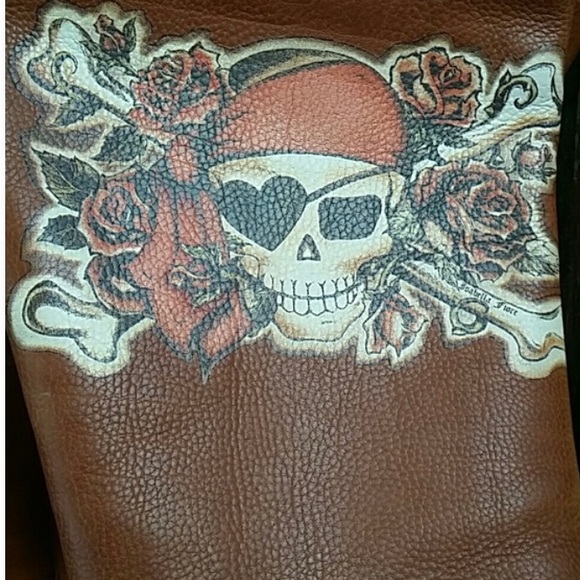 Gorgeous isabella fiore skull leather knee high boots - Picture 2 of 8